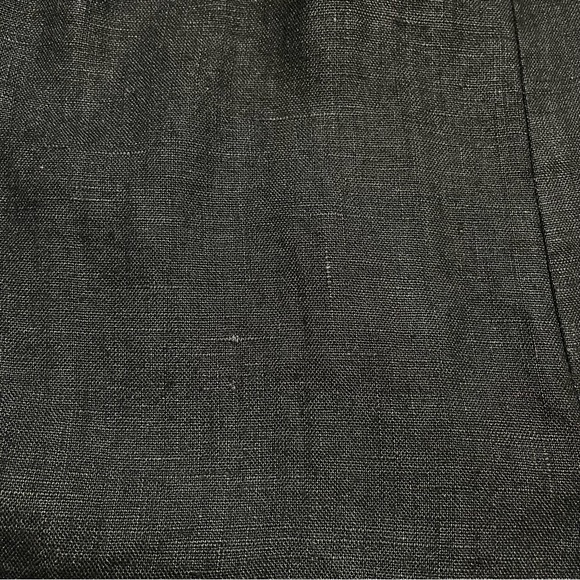 Flax Black 100% Linen Flare Skirt Sz M - Picture 9 of 11